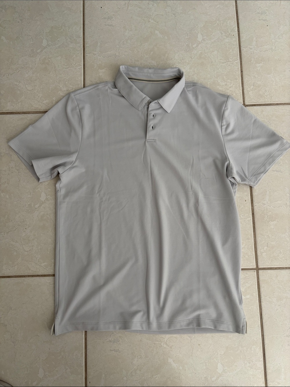Vuori Men's Light Gray Performance Polo